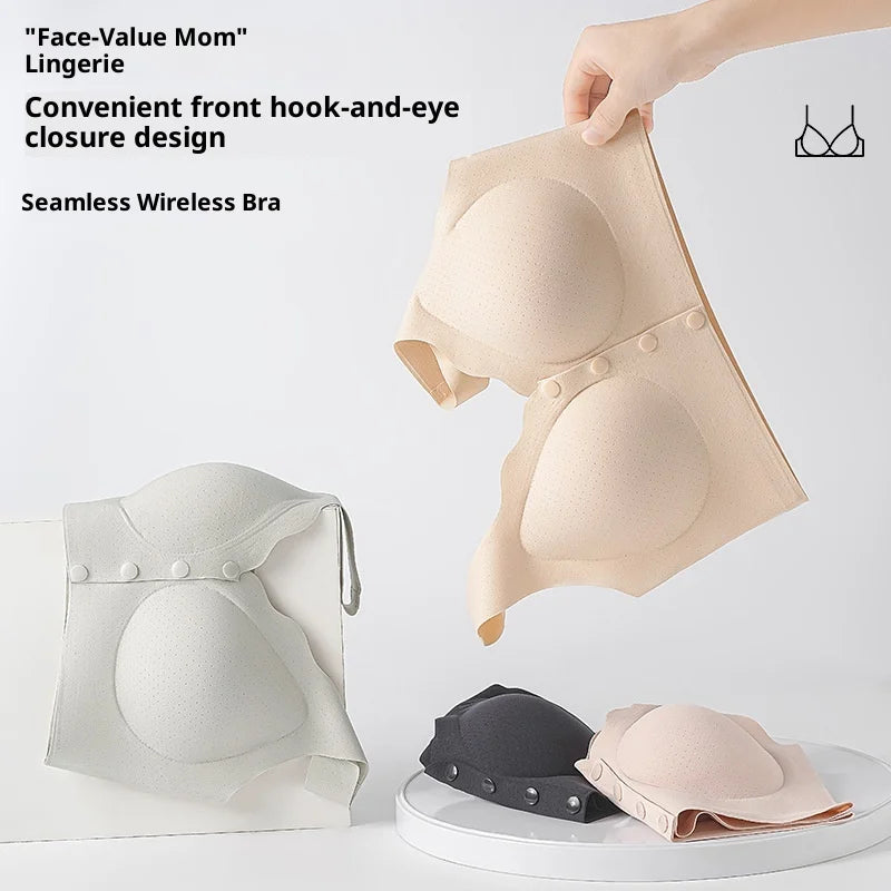 Front-Closure Vest-Style Bra, Wire-Free Nylon, Sizes L–5XL - image 3