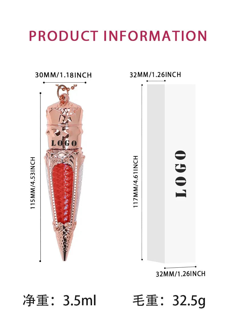Mirror-Finish Plumping Lip Lacquer, Vegan, Waterproof, 21 Shades - image 2