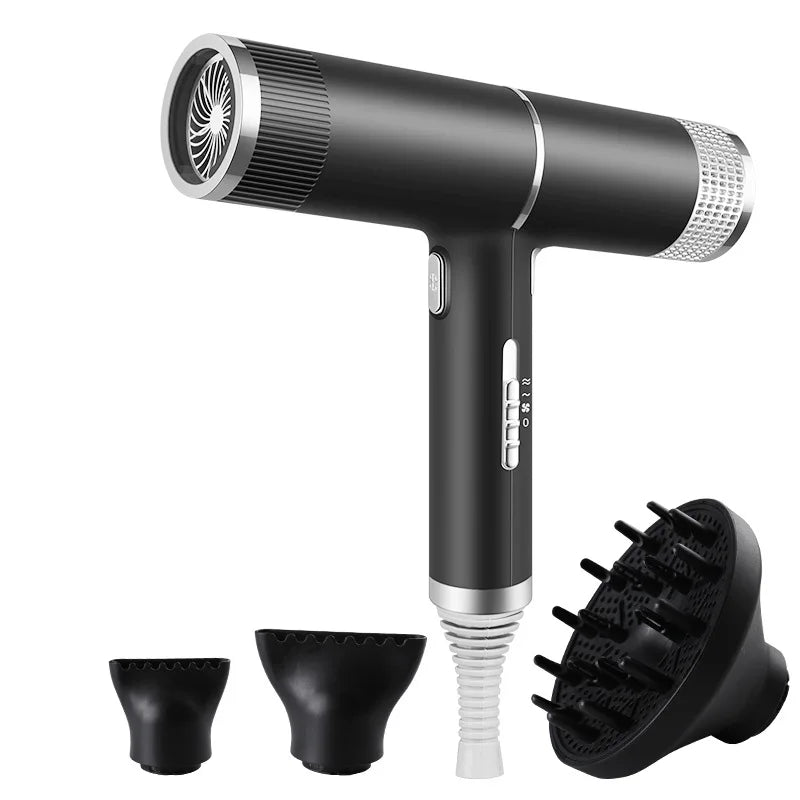 1000W Hair Dryer Set with Concentrator and Diffuser Nozzles, 2 m Cord - image 4