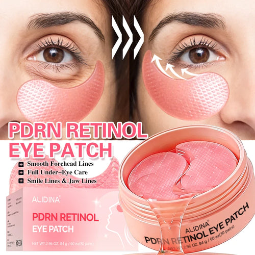 PDRN Retinol Eye Patches 60 Under Eye Masks Puffy Eyes Age-wrinkle Dark Circles for Woman