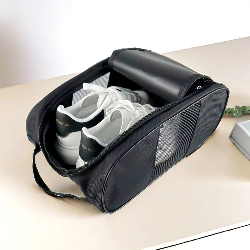 Water-Resistant Mesh Sneaker Bag with Carry Handle for Gym and Travel - image 5