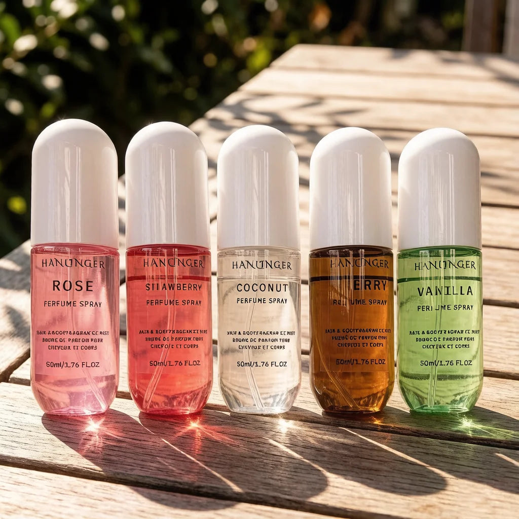 Light Hair and Body Perfume Spray, 50 ml, 5 Sweet and Floral Scents - image 5