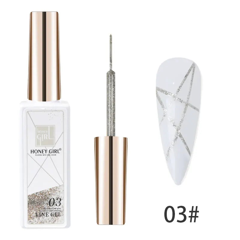 Spider Gel Liner for Nail Art Lines and Webs, 8 ml, 12 Shades - image 9