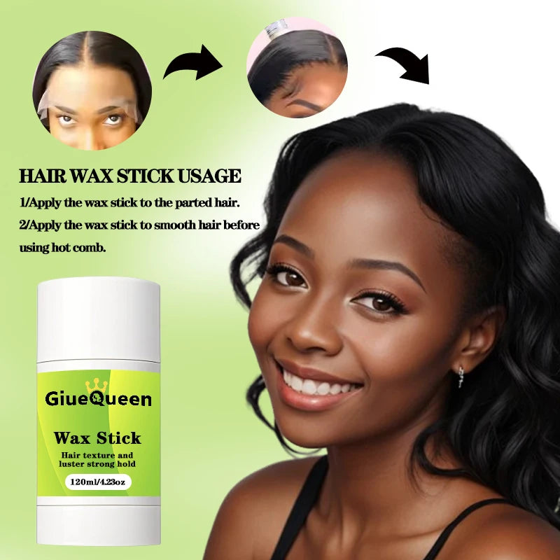 Hair Wax Stick for Hair Non-Greasy and Non-Sticky Flyaway Frizz Wax Stick Hair Styling