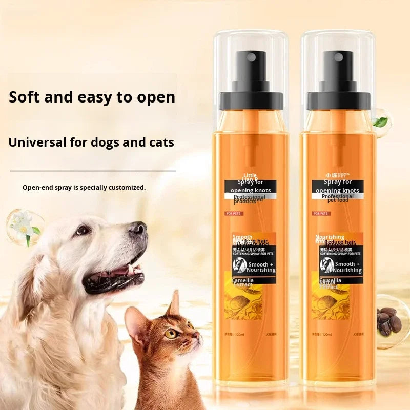 Anti-Static Knot Spray Conditioner for Long-Haired Dogs and Cats