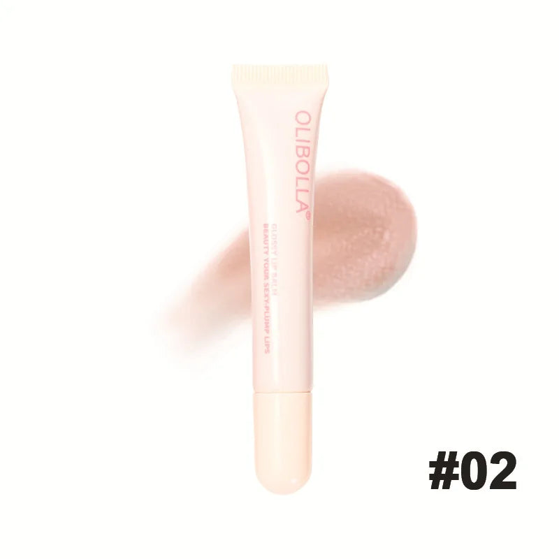 Peptide Lip Gloss with Lip Oil Shine, Long-Lasting, 8 Shades - image 7