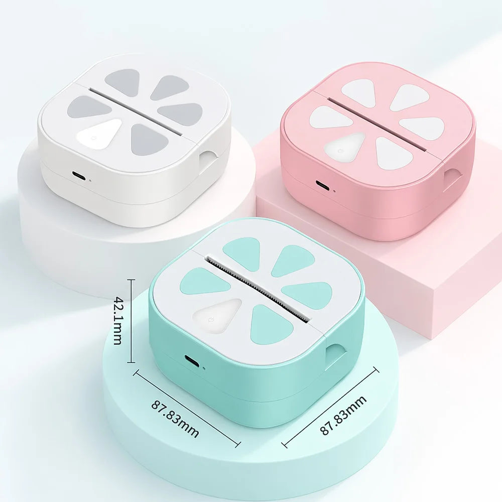 Inkless Bluetooth Label Printer for Home Organizing, 1300mAh Battery
