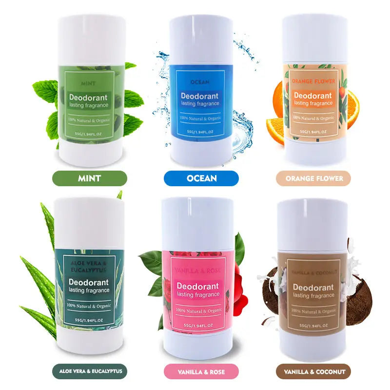 Natural Organic Vegan Perfume Whitening Underarm Antiperspirant Deodorant Stick