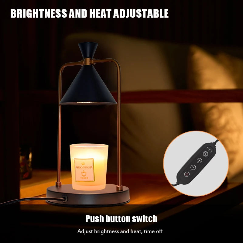 Vintage Scented Night Light Aromatic Candle Holder for Home Decor Electric MAX Candle