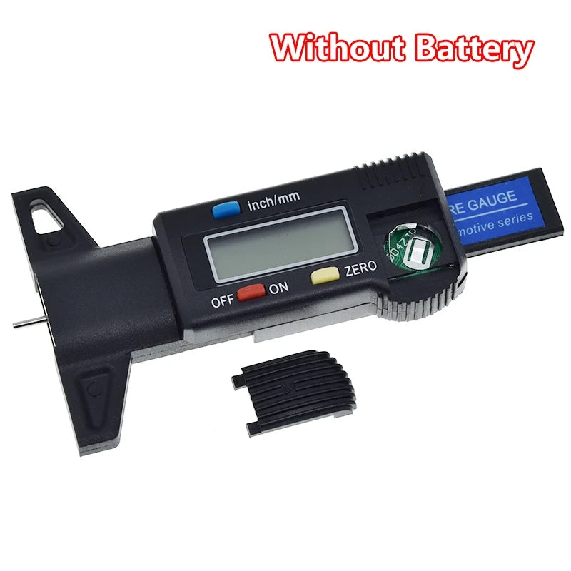 Digital Car Tire Tread Depth Gauge for Quick Glove Box Wear Checks - image 2