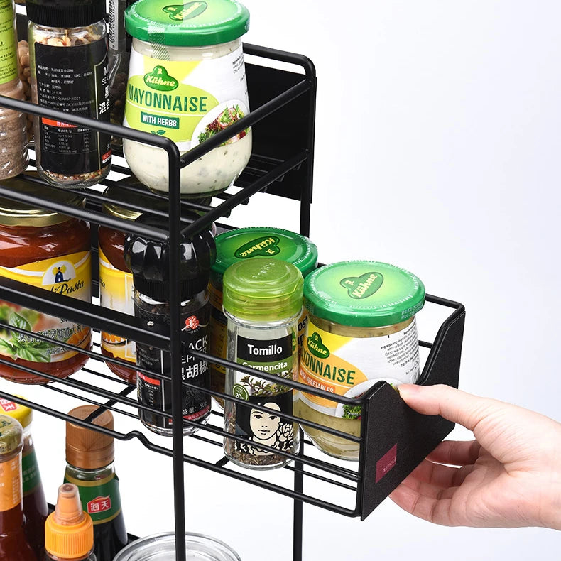 Magnetic Fridge Side Storage Rack, 1 to 4 Layers, 30 cm Wide - image 6
