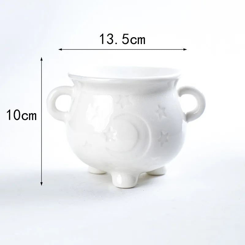 Ceramic Aromatherapy Burner Candle Jars Warmers Fashion Home Furnishings- Essential Oil