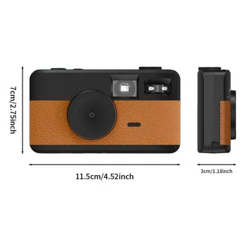 8MP Retro Screenless Camera with Fixed Focus and Image Stabilization - image 4