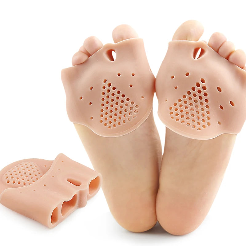 Gel Toe Separator with Metatarsal Pad, Soft Breathable Silicone - image 6