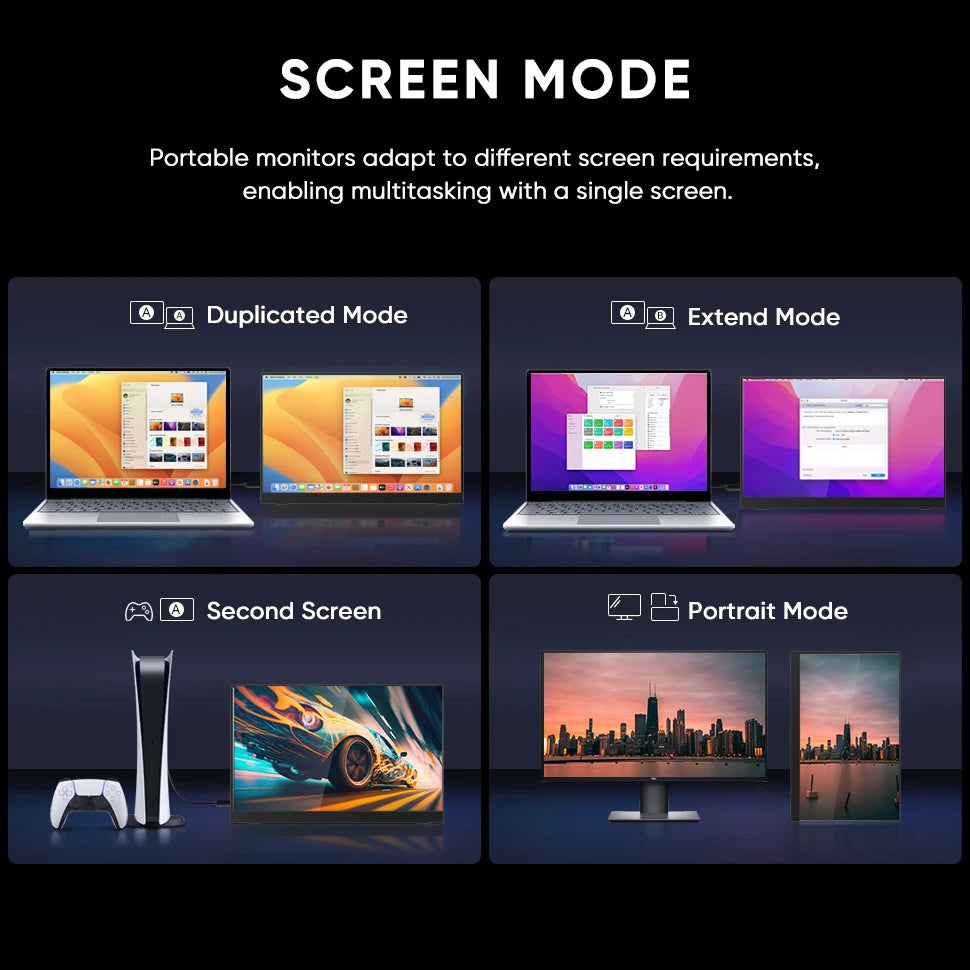 15.6" Aluminum Portable Monitor, 1080p IPS, Dual Speakers, USB-C - image 6