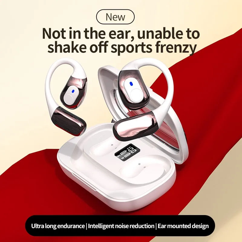 Open-Ear Hook Wireless Earbuds with Digital Display, Bluetooth 5.4 - image 3