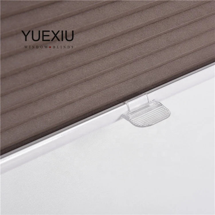 Cordless Plisse Honeycomb Shades Curtain Blackout Blinds Top Down