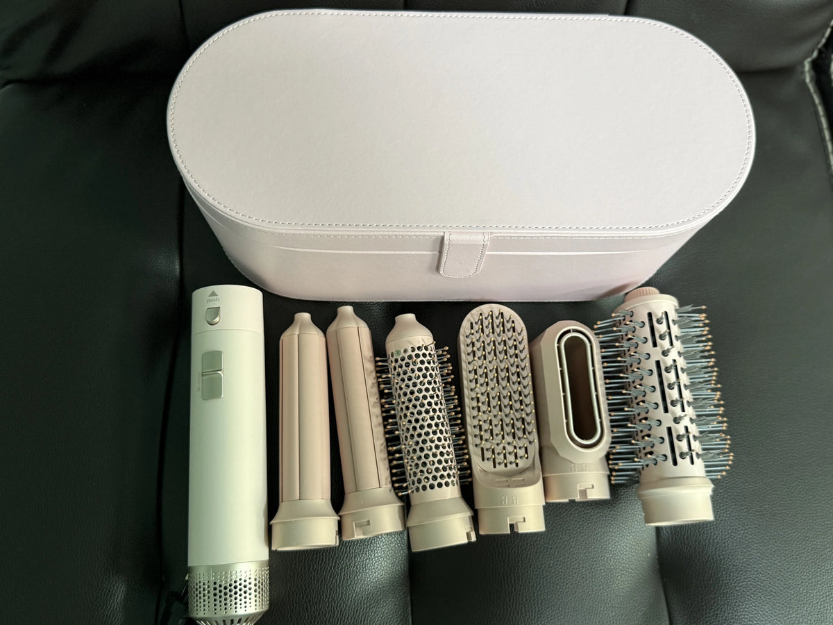 1000W Hot Air Styling Set with Dryer Brush, Curler and Straightener - image 6