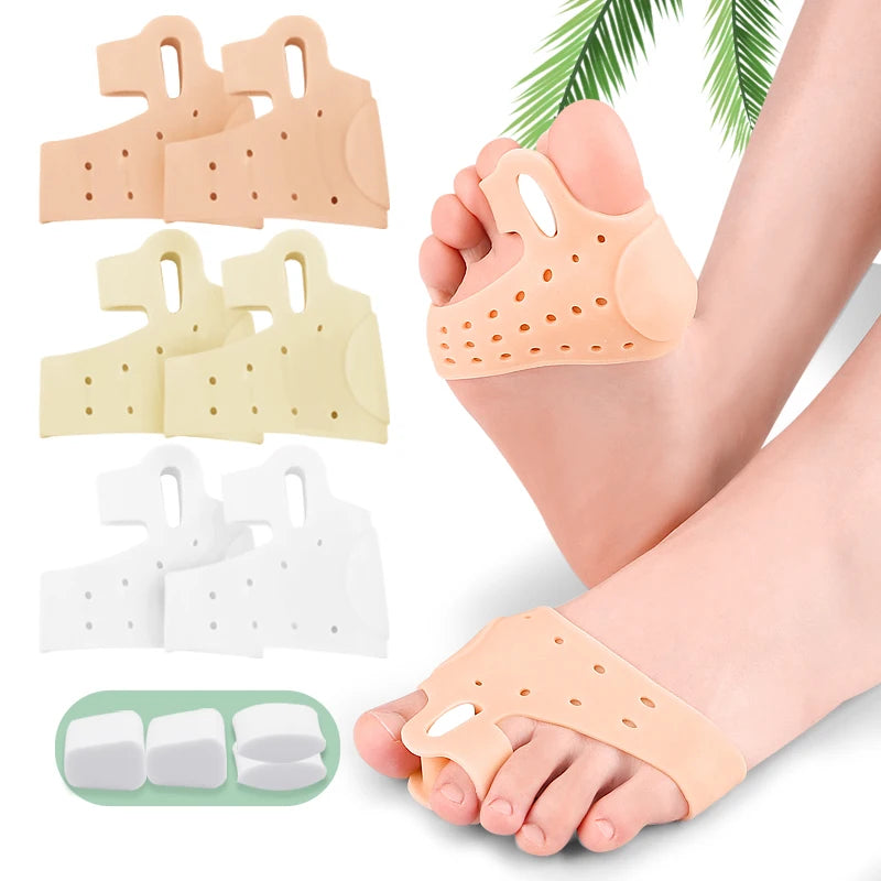 Adjustable Silicone Toe Spacers with Inserts for Overlapping Toes - image 2