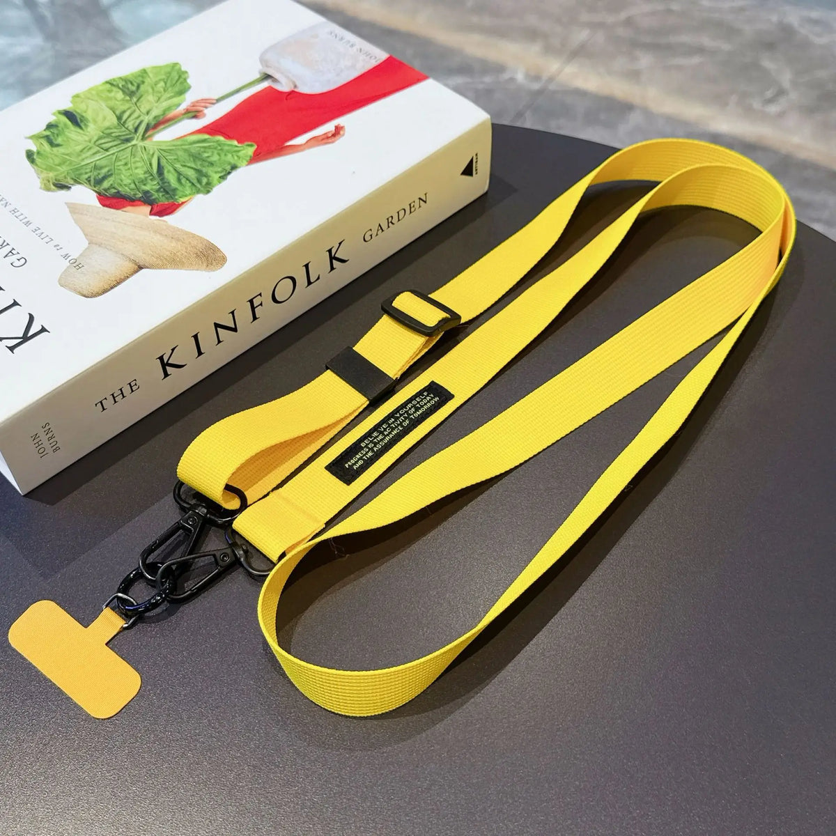 Wide Woven Nylon Phone Lanyard for Crossbody or Neck Wear, 150 cm - image 9