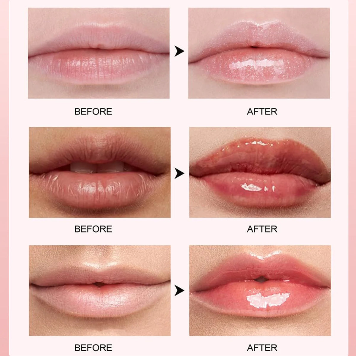 PH Color Changing Lip Plumper Oil Extreme Lip Plumper Clear Vegan Plumping Lip Gloss