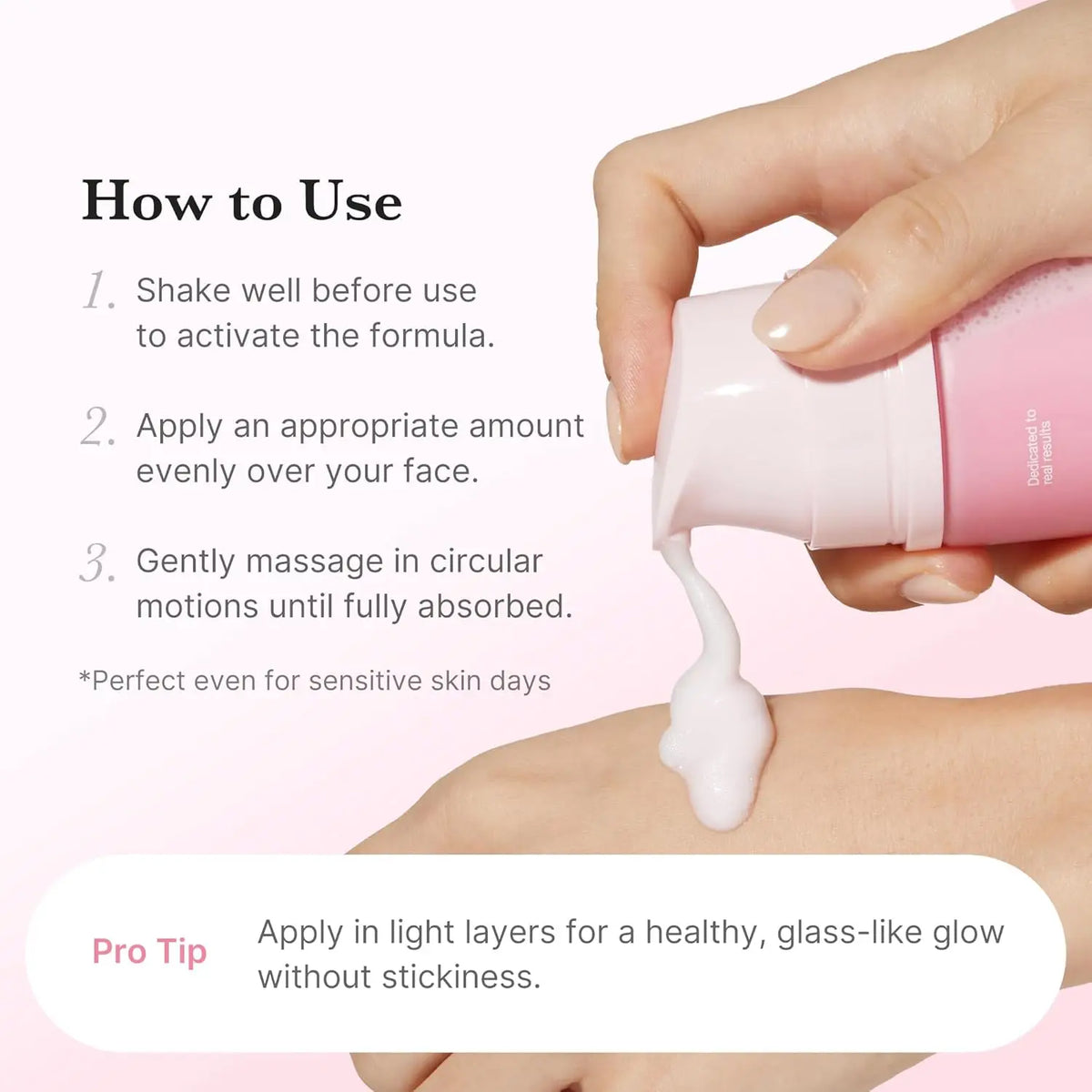 Pink PDRN Collagen Bubble Serum for Face and Body, Vitamin C and E - image 6