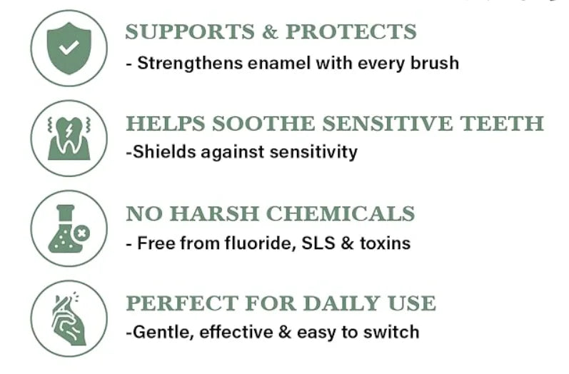 Fluoride-Free Hydroxyapatite Tooth Powder with Xylitol, Cool Mint - image 4