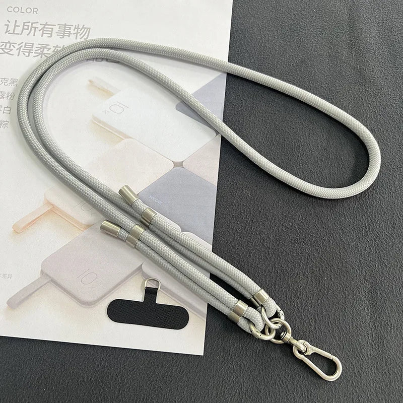 Adjustable 8 mm Crossbody Phone Lanyard with Patch-Style Connector - image 9