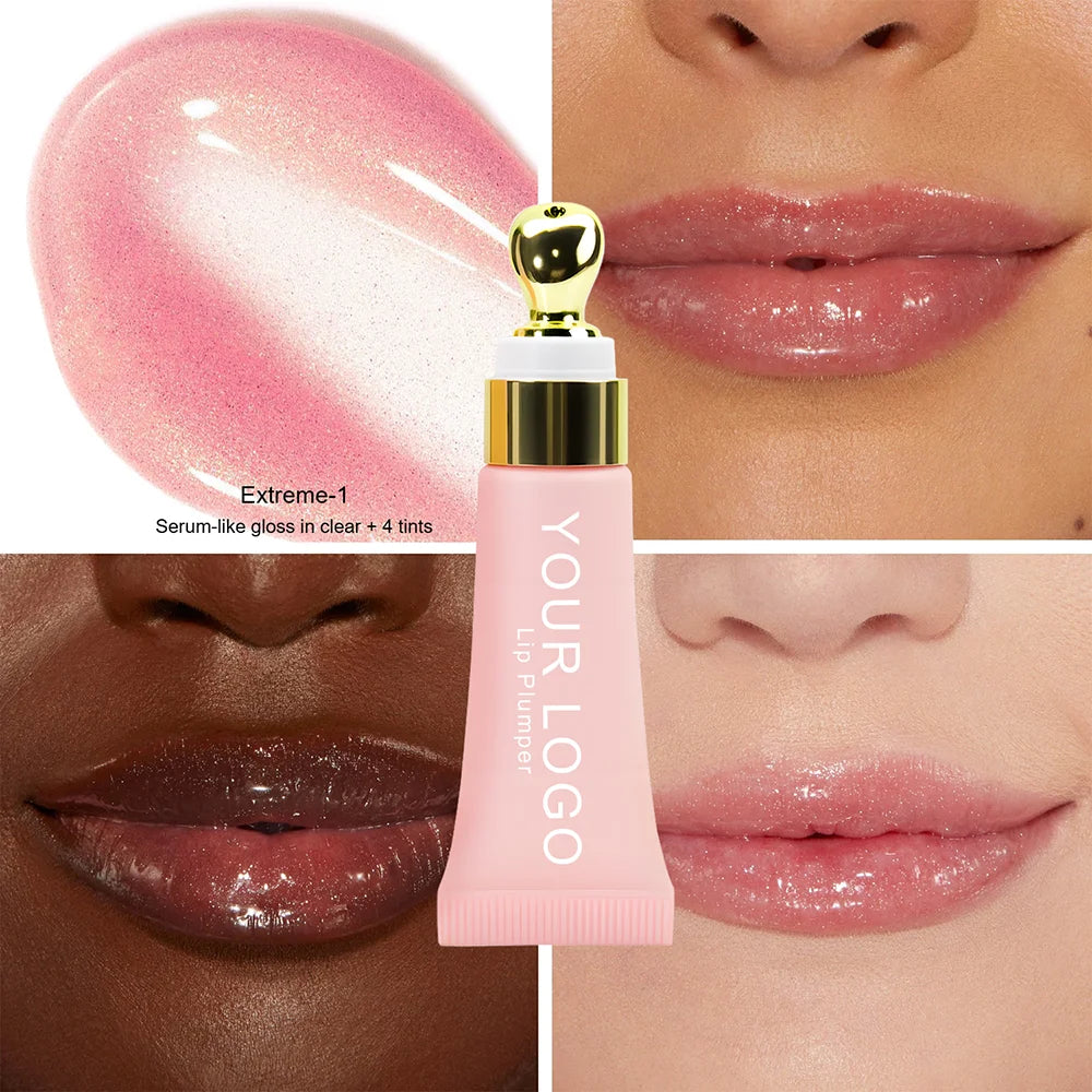 PH Color Changing Lip Plumper Oil Extreme Lip Plumper Clear Vegan Plumping Lip Gloss