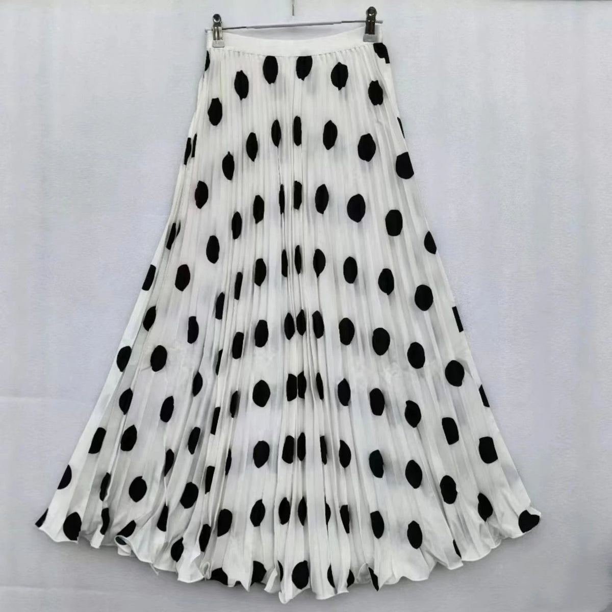 Chiffon A-Line Ankle-Length Skirt with Empire Waist, Breathable - image 4