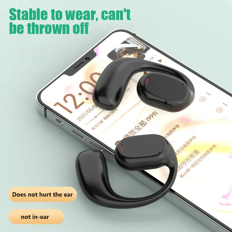 Open-Ear Sports Ear Hook Earphones with Digital Display, BT 5.3 - image 5