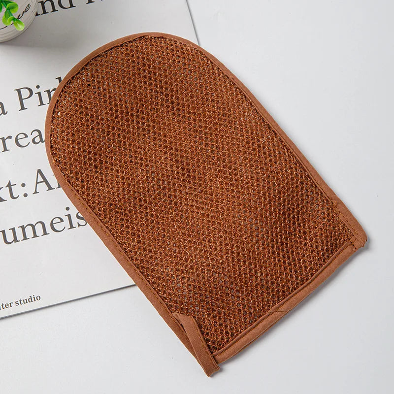 Nylon Net Shower Glove for Body Exfoliation, 23 x 14.5 cm - image 8