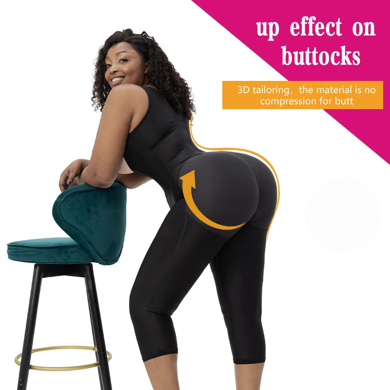 Thick-Strap Faja Shapewear Bodysuit, Firm Control Butt Lifter - image 2