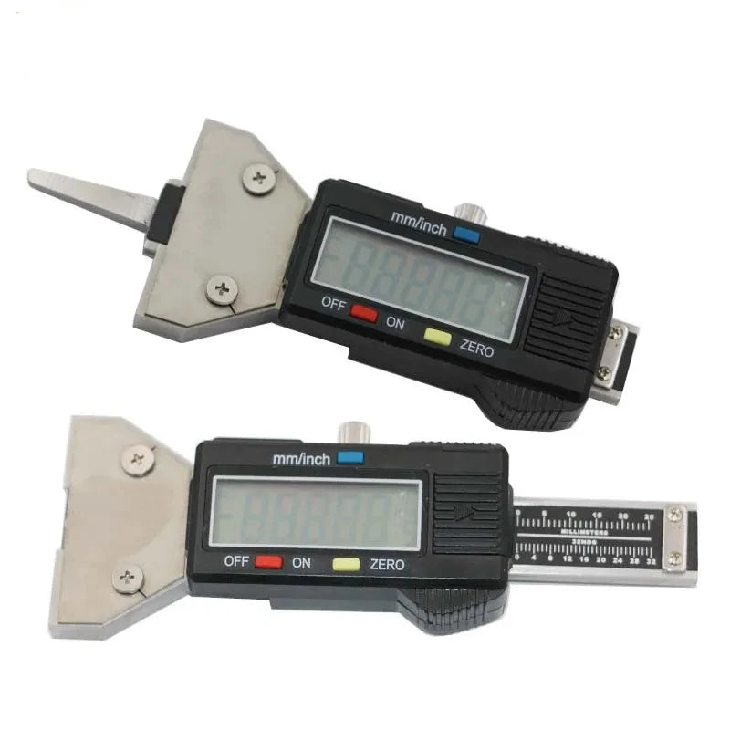 Digital Tread Depth Tester with LCD, Stainless Steel, 0-25.4 mm