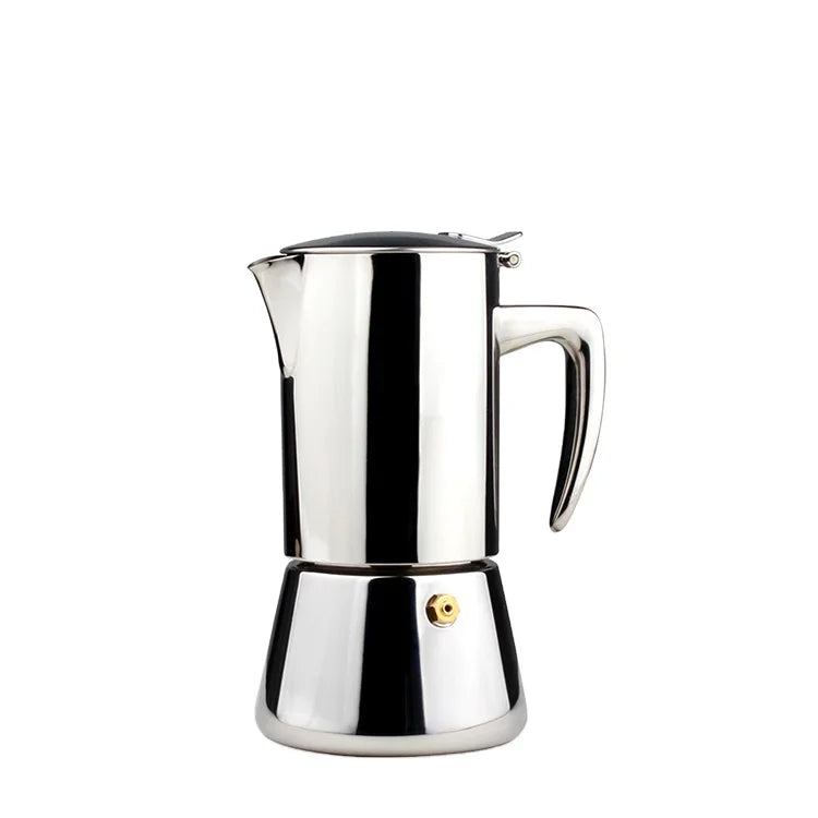 Stainless Steel Italian Espresso Stovetop Coffee Maker Moka Pot