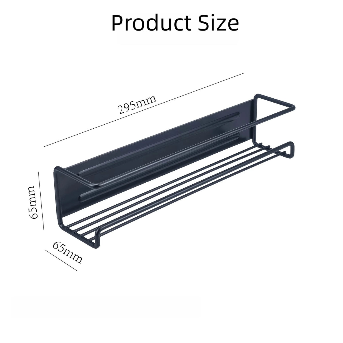 Magnetic Fridge Side Spice Rack, Black Carbon Steel, Sets of 1, 2 or 4 - image 3