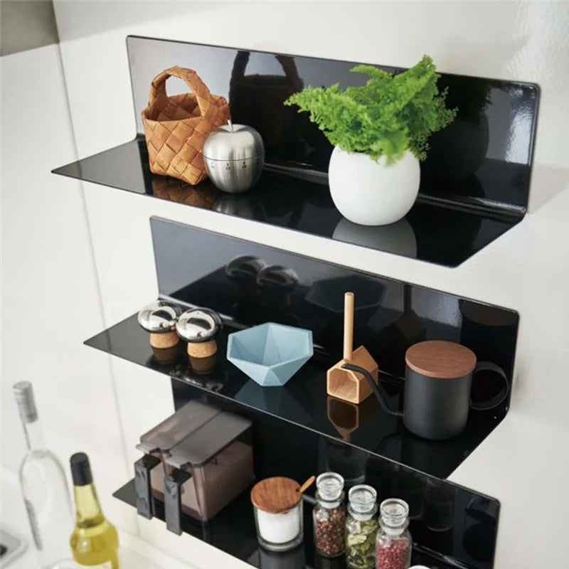 Tall Magnetic Fridge Side Storage Rack, 51.5 cm High, Multi-Use - image 2