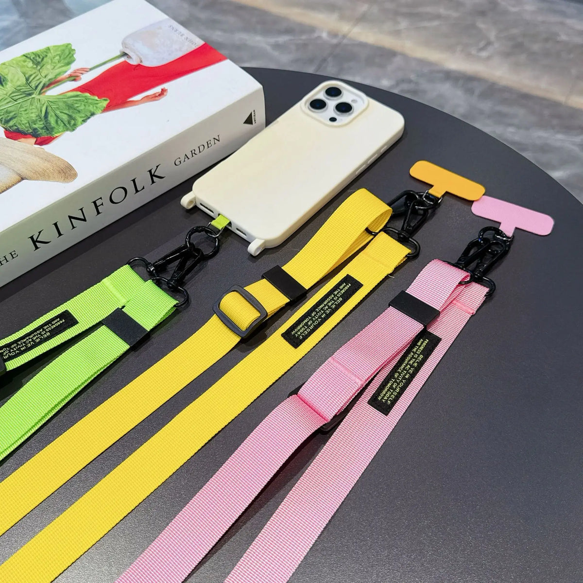 Wide Woven Nylon Phone Lanyard for Crossbody or Neck Wear, 150 cm - image 2