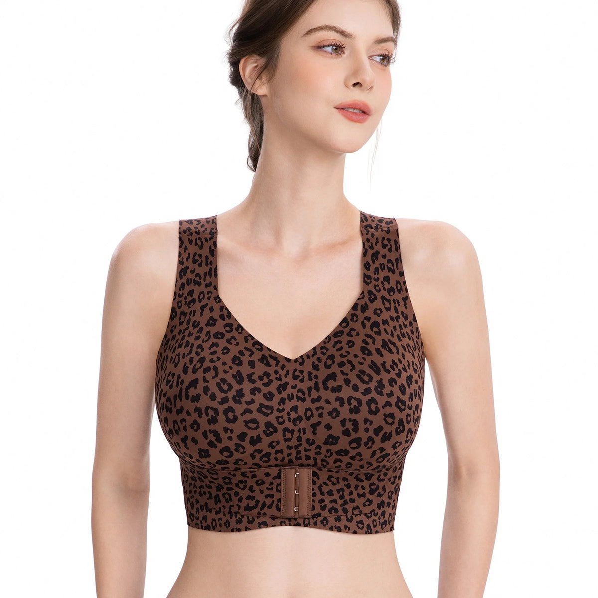 Seamless Nylon Push-Up Bralette with 4-Row Hook Back, S–3XL - image 5