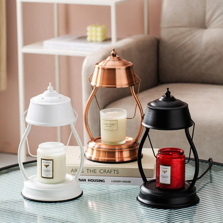 Flameless Metal Wax Melt Warmer Lamp with Adjustable Brightness - image 6