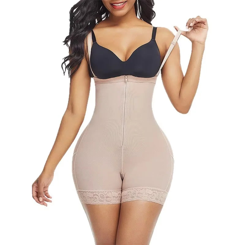 Women High Compression Full Body Shapewear, Seamless Breathable Tummy Control Butt