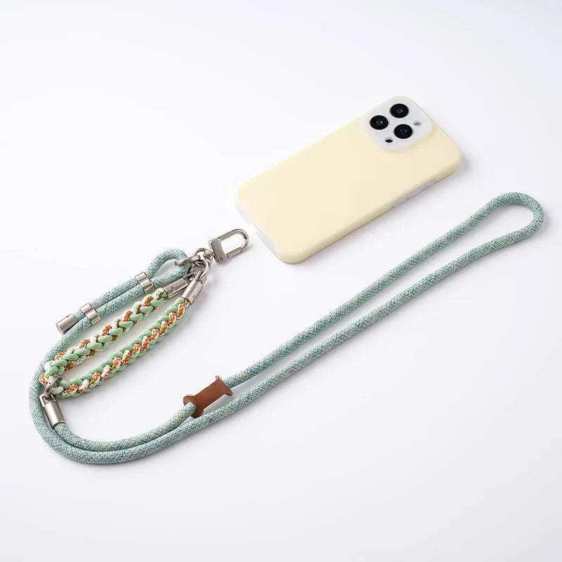 High-End Mountain-Style Crossbody Phone Lanyard Detachable Wristband Pendant