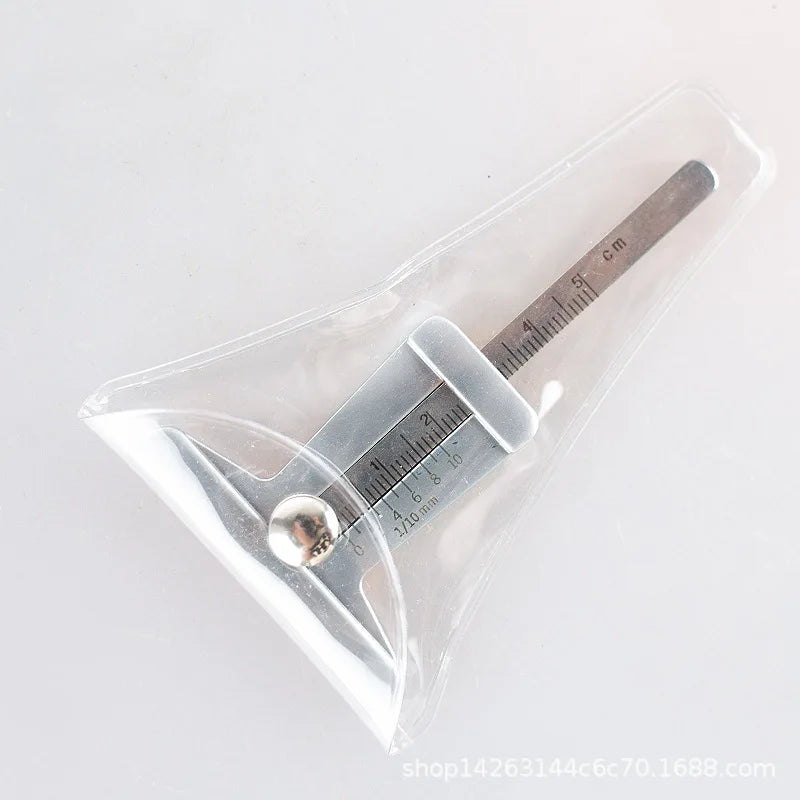 Stainless Steel Tire Tread Depth Gauge 0-50mm (5cm) Precise Durable Sturdy Vehicle Tire
