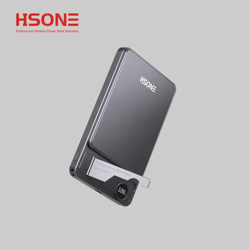 New PD Portable Power Bank 20000mah Aluminum Alloy Case 20W Output Wireless Charging