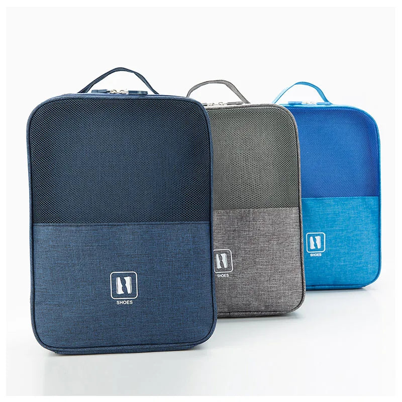 Waterproof 300D Polyester Sneaker Organizer with Shoe Compartment - image 5