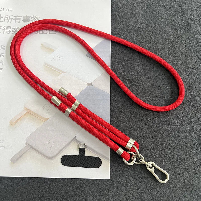 Adjustable 8 mm Crossbody Phone Lanyard with Patch-Style Connector - image 7