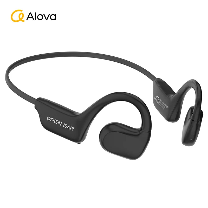 24 g Open-Ear Running Headset with Air Conduction Audio, IPX5