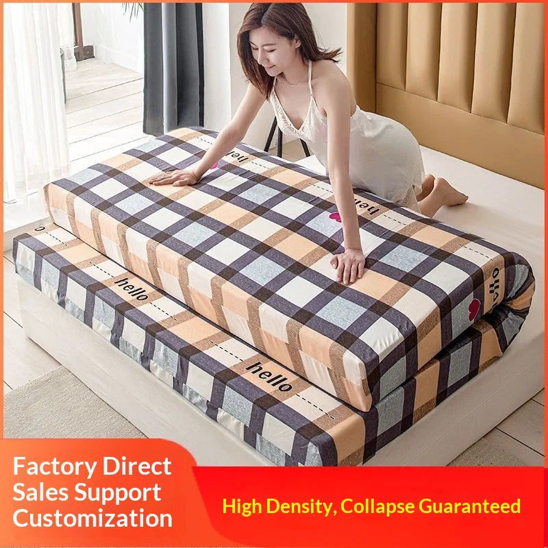 Folding High-Density Foam Mattress, 80 x 190 x 3 cm, Single - image 5