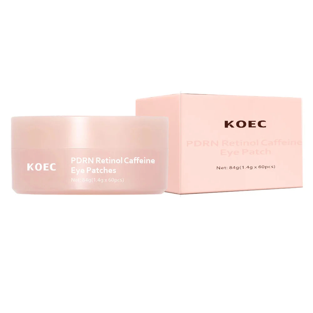 PDRN Retinol Caffeine Eye Patches Collagen Gel Eye Mask Anti-Aging Dark Circle Wrinkle
