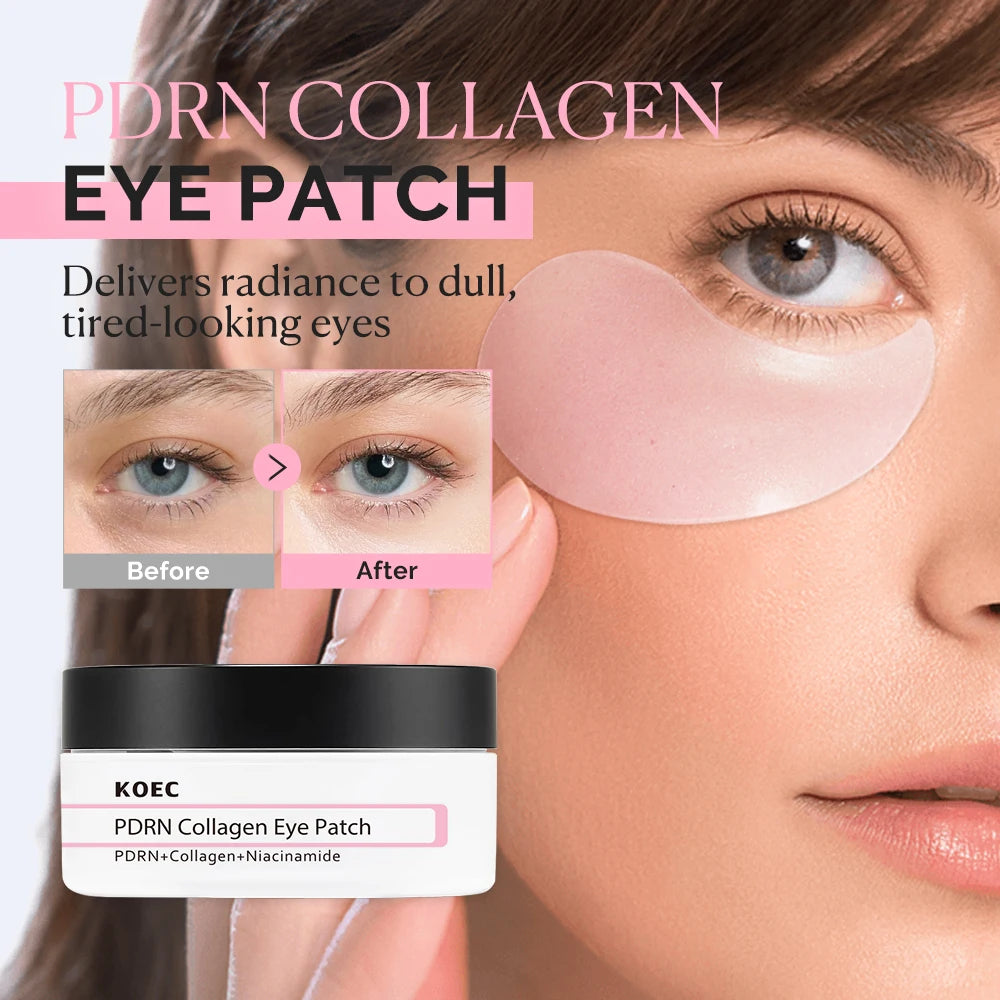 PDRN Collagen Gel Under-Eye Patches with Niacinamide, 60 Count - image 3
